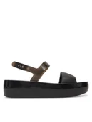 Sandały damskie - Melissa Sandały Float Platform 36066 Czarny - miniaturka - grafika 1