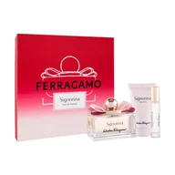 Zestawy perfum damskich - Ferragamo Signorina Zestaw Edp 100 ml + Mleczko do ciała 50 ml + Edp 10 ml - miniaturka - grafika 1