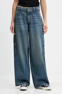 Spodnie damskie - Dickies jeansy damskie kolor granatowy DK0A4Z6S - miniaturka - grafika 1