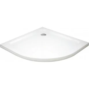 Brodzik półokrągły MEXEN Slim, biały, 80 x 80 cm - Brodziki prysznicowe - miniaturka - grafika 1
