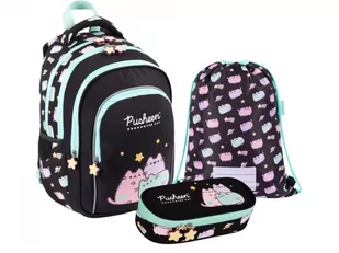 Zestaw szkolny Plecak Piórnik Worek Kotek Pusheen Pastel - Plecaki szkolne i tornistry - miniaturka - grafika 1