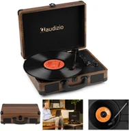 Gramofony - Audizio BT In/Out RP116W brązowy one size - miniaturka - grafika 1
