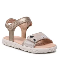 Sandały damskie - Geox Sandały J S.Haiti G.A J028ZA 007NF C0262 M Beige/Platinum - miniaturka - grafika 1