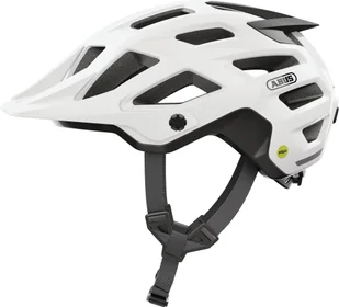 ABUS Kask MTB Moventor 2.0 MIPS - Kask rowerowy z ochroną przed uderzeniami do jazdy w terenie - Kask all-mountain unisex - Błyszczący biały Rozmiar L L (57-61 cm?) - Kaski rowerowe - miniaturka - grafika 1