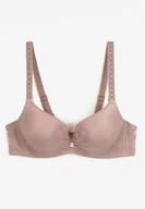 Biustonosze - Jasnofioletowy Biustonosz z Usztywnionymi Miseczkami Falenena - Born2be - miniaturka - grafika 1