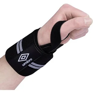 Opaska UMBRO Czarno-szary (2 szt) - Ortezy, stabilizatory i opaski elastyczne - miniaturka - grafika 1