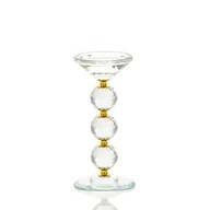 Świeczniki - Świecznik kryształowy Ø9,5x20cm - miniaturka - grafika 1