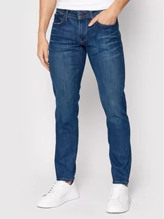 Spodnie męskie - Pepe Jeans Jeansy PM206322 Granatowy Slim Fit - grafika 1