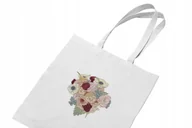 Torebki damskie - Torba Kwiaty Na Ramię Modny Wzór - miniaturka - grafika 1