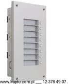 Akcesoria do domofonów i wideodomofonów - Osłona wandaloodporna na moduł dodatkowy 8 przycisk - miniaturka - grafika 1