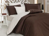 Pościel - Hobby Pościel satyna żakardowa Damask Brown - miniaturka - grafika 1