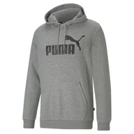 Bluzy sportowe męskie - Bluza treningowa męska Puma Ess Big Logo Hoodie - miniaturka - grafika 1