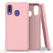 Etui i futerały do telefonów - Soft Color Case elastyczne żelowe etui do Samsung Galaxy A40 różowy - miniaturka - grafika 1