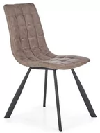 Krzesła - Krzesło ELIOR Danton, brązowe, 46x44x91 cm - miniaturka - grafika 1