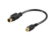 Kable - Kabel MicroConnect Mini DIN 4 pin RCA M/F ADA4MF - miniaturka - grafika 1