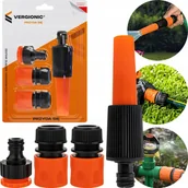 Inne akcesoria do nawadniania - VERGIONIC Zestaw Złączek Ogrodowych Do Węża Szybkozłączki Dysza Przyłącz Na Kran 4el. - miniaturka - grafika 1