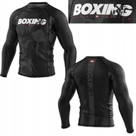 Kimona, stroje i obuwie - Koszulka Rashguard Z Długim Rękawem Męski Extreme Hobby Bold Boxing R. Xxl - miniaturka - grafika 1