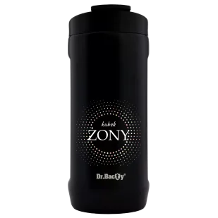 Kubek do samochodu Dr.Bacty Notus 360 ml - Dla żony - czarny - Kubki termiczne - miniaturka - grafika 1