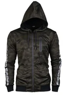 Bluzy męskie - Mil-Tec Bluza Dresowa z Kapturem Woodland - 3XL - miniaturka - grafika 1