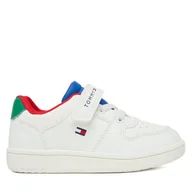 Buty dla chłopców - Sneakersy Tommy Hilfiger T1X9-34344-1355 M Biały - miniaturka - grafika 1