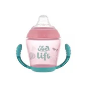Kubki dla dzieci - Canpol babies Babies, Sea Life, Kubek niekapek, silikonowy, Różowy, 230 ml - miniaturka - grafika 1