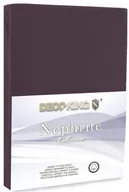 Prześcieradła - DecoKing DecoKing  Prześcieradło Jersey - Nephrite - Czekoladowy 140x200 cm - miniaturka - grafika 1
