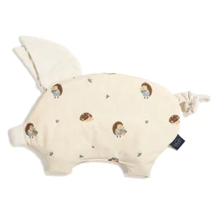 La Millou Poduszka Sleepy Pig Velvet BERRY HENRY - Kołdry i poduszki dla dzieci - miniaturka - grafika 1
