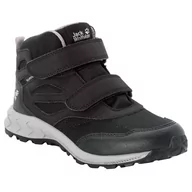 Buty dla chłopców - Buty dziecięce Jack Wolfskin Woodland Texapore Mid Vc K Rozmiar butów (UE): 29 / Kolor: czarny/szary - miniaturka - grafika 1
