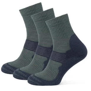 Skarpetki Zulu Merino Allseason 3-pack Rozmiar skarpet: 39-42 / Kolor: zielony - Skarpetki męskie - miniaturka - grafika 1