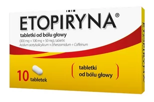 Polpharma Etopiryna 10 szt. - Przeziębienie i grypa - miniaturka - grafika 1