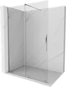 Ścianki i drzwi prysznicowe - Mexen Velar drzwi prysznicowe rozsuwane Walk-in 150 cm, transparent, chrom - 871-150-000-03-01 - miniaturka - grafika 1
