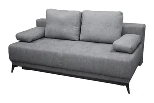 Sofa Rozkładana Stone Tapicerowana Popielata 146X198 Cm B 7284 - Sofy i kanapy - miniaturka - grafika 1