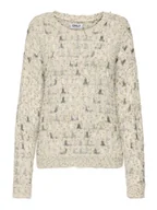 Swetry damskie - ONLY Sweter w kolorze kremowym - miniaturka - grafika 1