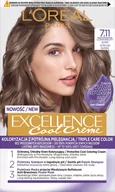 Farby do włosów i szampony koloryzujące - L'Oreal Paris Excellence Cool Creme Trwała Farba do Włosów 7.11 Ultrapopielaty Blond, Wysyłka w 24h - miniaturka - grafika 1