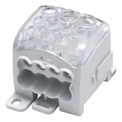 Inne akcesoria elektryczne - Simet Blok rozdzielczy - uniwersalny Al/Cu SUB 270 (82070) SIMBLOCK szary 81655002 81655002 - miniaturka - grafika 1