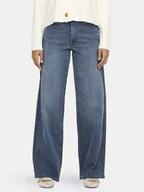Spodnie damskie - ONLY Jeansy Madison 15338787 Niebieski Wide Leg - miniaturka - grafika 1