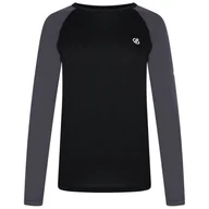 Koszulki sportowe damskie - Damska koszulka Dare 2b W Exchange Baselayer Top Rozmiar: XS / Kolor: czarny/szary - miniaturka - grafika 1