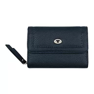 Portfele - Tom Tailor Damska Lilly, Medium Flap Wallet, Dark Blue, ciemnoniebieska, One Size 29280 53 - miniaturka - grafika 1