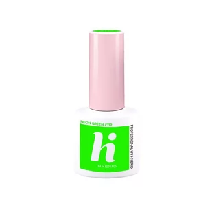 Hi Hybrid Lakier hybrydowy 5ml 119 Neon Green Hi Hybrid - Lakiery hybrydowe - miniaturka - grafika 1