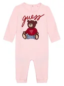 Rampersy - Guess Romper H6RW01 KA6W4 Różowy Regular Fit - miniaturka - grafika 1