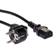 Kable komputerowe i do monitorów - Akyga Kabel zasilający do Pc AK-PC-06C Iec C13 3m - miniaturka - grafika 1