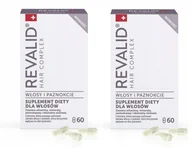 Włosy, skóra, paznokcie - EWOPHARMA AG SP.Z O.O. EWOPHARMA AG SP.Z O.O Revalid Hair Complex Włosy i Paznokcie 2 x 60 kapsułek - miniaturka - grafika 1