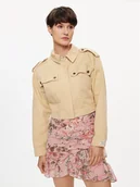 Kurtki damskie - Pepe Jeans Kurtka przejściowa Samantha PL402363 Beżowy Regular Fit - miniaturka - grafika 1