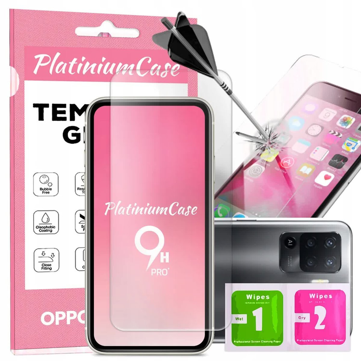 Szkło hartowane 9H szybka ochronna do OPPO F19 PRO