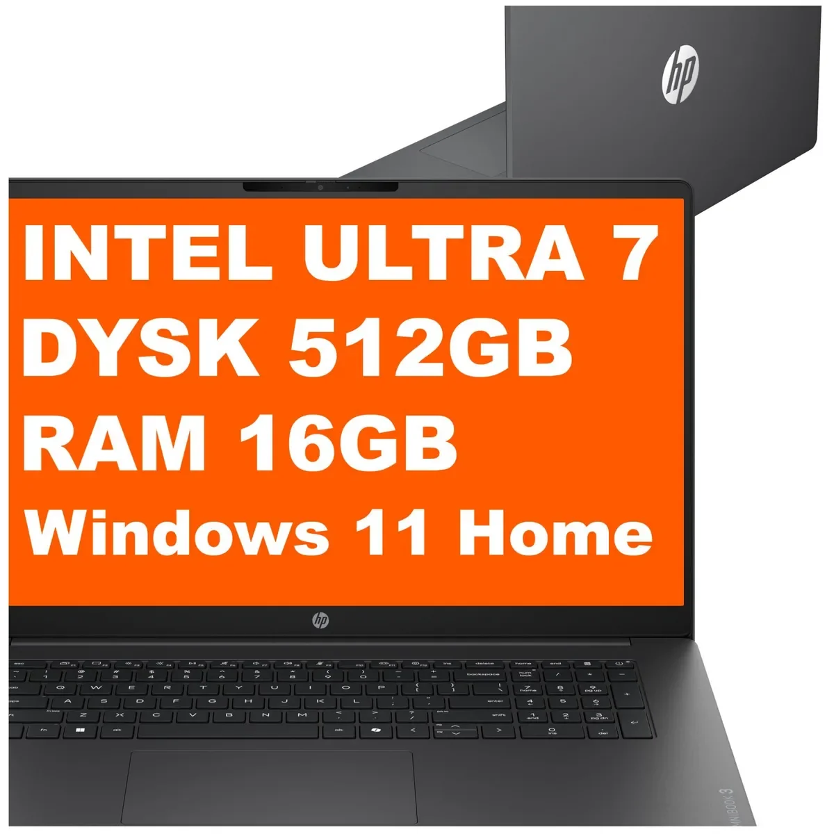 HP OmniBook 3 17-dg0107dx / D7NF3UA / Ultra 7 / 16GB / 512GB / Intel Graphics / 17,3