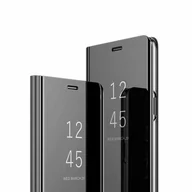 Etui i futerały do telefonów - nemo Etui HUAWEI Y6P Clear View Cover z klapką czarne - miniaturka - grafika 1