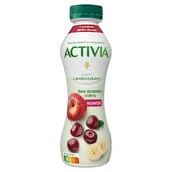 Kefiry, jogurty, maślanki - Activia - Jogurt pitny o smaku czereśni jabłka i banana - miniaturka - grafika 1