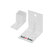 Zawiasy, okucia i inne akcesoria - 12x kątownik wzmocniony 100x100x80mm ciesielski łącznik montażowy do drewna - KOTARBAU - miniaturka - grafika 1