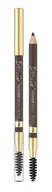 Akcesoria i kosmetyki do stylizacji brwi - Eveline Brow & Go Pudrowa Kredka do Brwi 02 Medium Brown - miniaturka - grafika 1