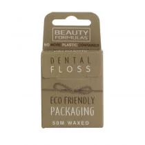 Beauty Formulas Beauty Formulas Eco friendly dental floss ekologiczna woskowana nić dentystyczna 50m - Nici dentystyczne - miniaturka - grafika 1
